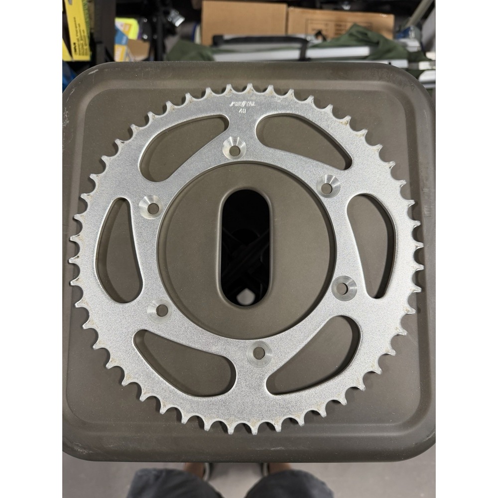 Sunstar 49 Tooth Steel Rear Drive Sprocket 49T Motorcycle Dirt Bike New Sealed